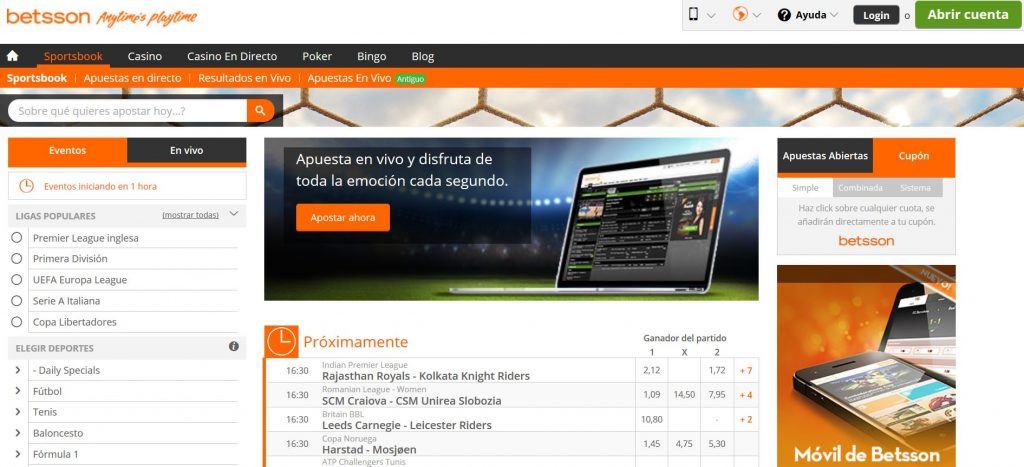 betsson mexico apuestas