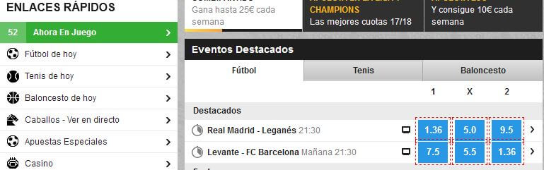 website betfair deportes